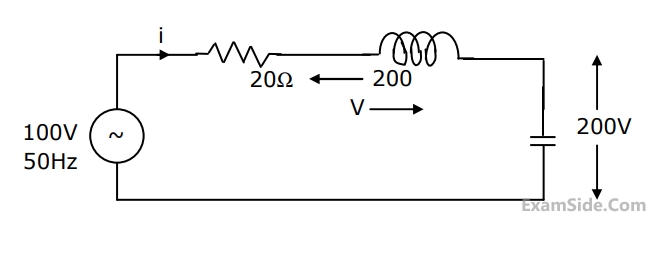 GATE EE 1999 Electric Circuits - Sinusoidal Steady State Analysis Question 27 English